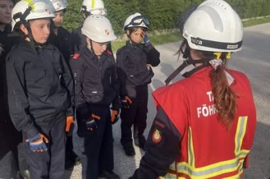 FEUERWEHRÜBERGREIFENDE ÜBUNG DER FEUERWEHRJUGEND